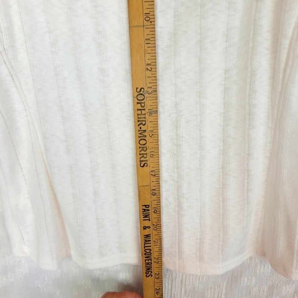 Code x Mode ivory top button front square neckline flare sleeves fairy girly M - Picture 2 of 8